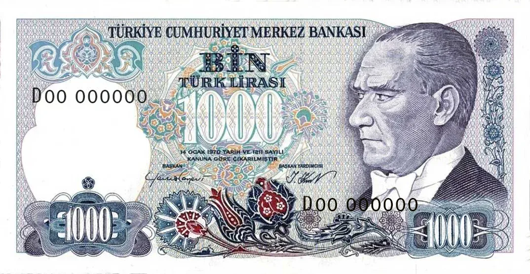1000 Türk Lirası 7